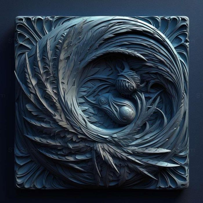 Patterns and decorations (stl deep blue 3, PATTERN_1463) 3D models for cnc